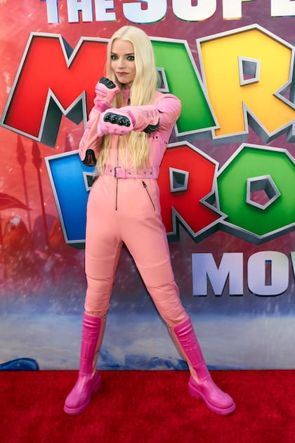 Anya Taylor-Joy en la premiere de Super Mario Bros: la película, en Los Ángeles