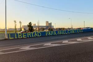 Aparecieron en Rosario pintadas que piden la liberación del viejo Cantero