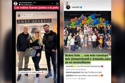 Aparecieron imágenes de Mauro y Wanda juntos (Foto: Instagram @chusmeteando1)