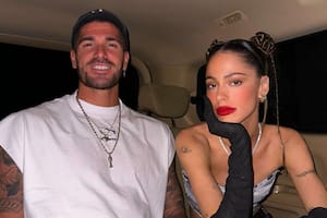 Aparecieron imágenes que muestran a Tini y De Paul en el Aeropuerto de Ezeiza