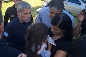 Las primeras imágenes tras el hallazgo de la nena en Cosquín