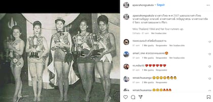 Apasra Hongsakula fue Miss Tailandia en 1964 (Foto: Instagram/@apasrahongsakula)