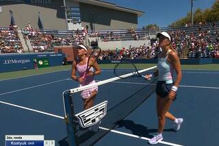 US Open: la jugadora ucraniana que no quiso darle la mano a su rival de Bielorrusia