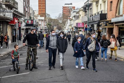 Los paseos, de pronto, forman parte de las calles habitualmente transitadas por vehículos en San Isidro