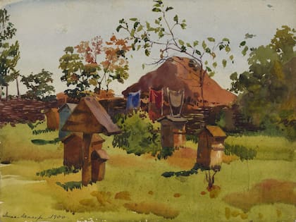 Apicultura, Zinaida Serebryakova (1900)