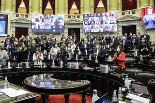 Así fue el emotivo homenaje en Diputados a Meoni y a Lifschitz