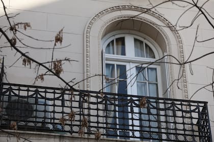 Apoyo a la ex presidenta Cristina Fernández de Kirchner en San José 1111.