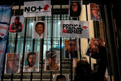 Apoyo a los periodistas en Guadalajara, tras el asesinato de Lourdes Maldonado y Margarito Martínez