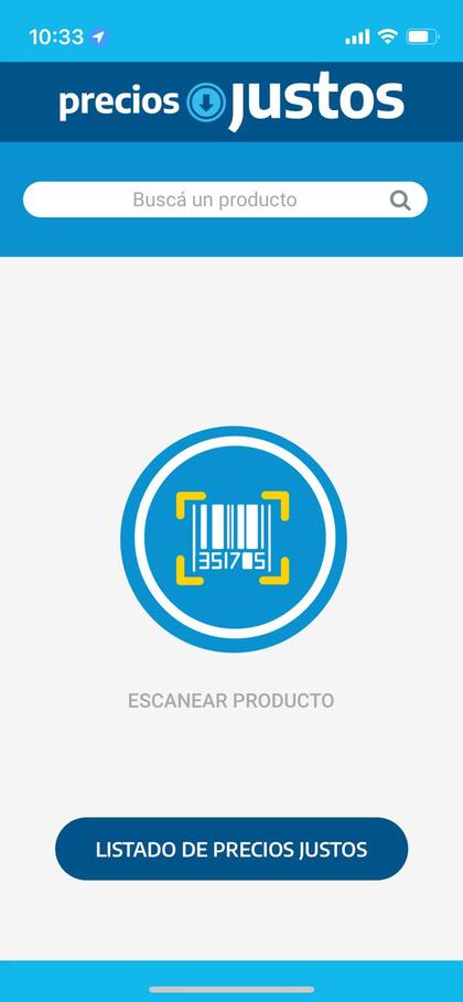 app de Precios Justos.