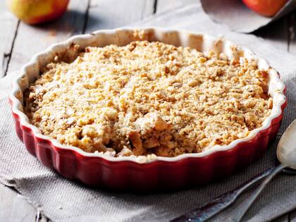 crumble de manzana