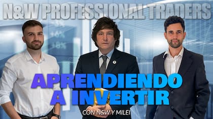 "Aprendiendo a invertir": la publicidad de un curso de Novelli en el que Milei era el instructor estrella