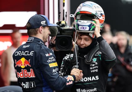 Apretón de mano entre Max Verstappen y Andrea Kimi Antonelli en Montreal: MadMax defendió de las críticas al joven boloñés, con el que mantiene una cordial relación