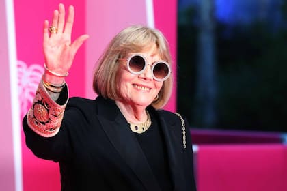 Diana Rigg en la ceremonia de apertura del festival de series en Cannes, en 2019