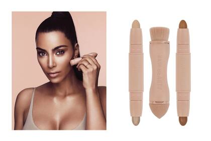 Apto para selfies: el maquillaje de KKW está inspirado en el look de su creadora.