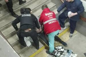 Dos hombres discutieron en el hall de la estación de trenes de Palermo y uno terminó apuñalado