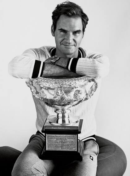 Aquí, con el trofeo del Abierto de Australia