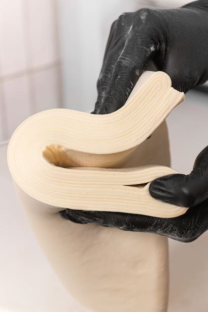 Aquí el proceso de amasado es todo un ritual