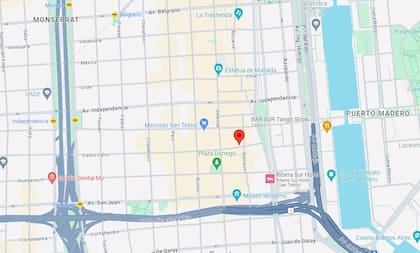 Aquí, la ubicación de la Antigua Tasca de Cuchilleros