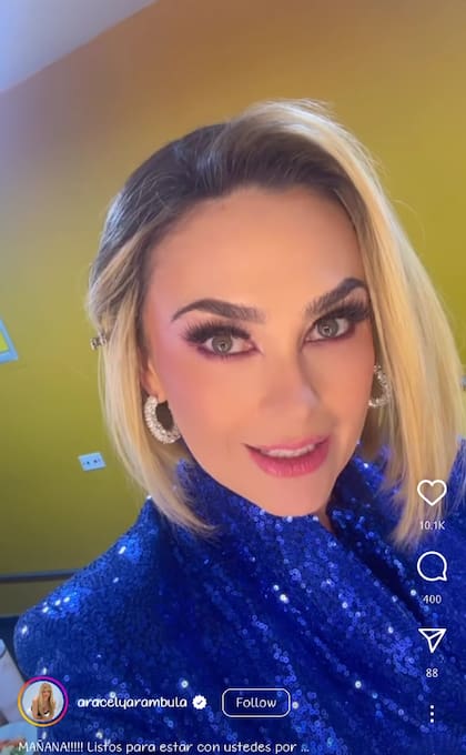 Aracely Arámbula aseguró estar emocionada por el inicio de Miss Universo Latina. Instagram @aracelyarambula