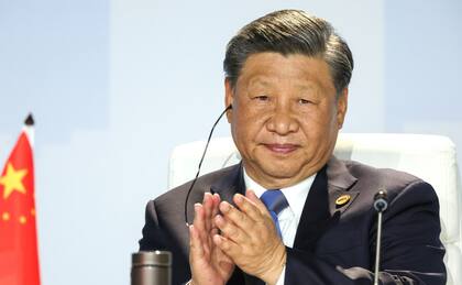 ARCHIVADA - 24 de agosto de 2023, Sudáfrica, Johannesburgo: El presidente de China, Xi Jinping, asiste a la 15ª Cumbre Empresarial de los BRICS. Foto: -/Kremlin/dpa - Nutzung nur nach vertraglicher Vereinbarung