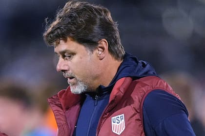 ARCHIVO - Foto del 14 de octubre del 2025, el seleccionador de Estados Unidos Mauricio Pochettino en el encuentro amistoso ante Australia. (AP Foto/David Zalubowski, Archivo)