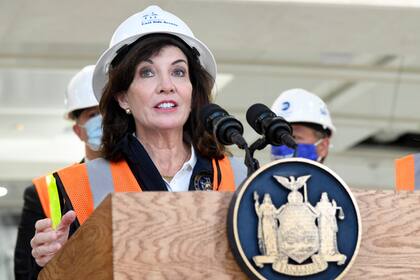 (Archivo) Hochul anunció un avance en los programas de viviendas que lanzó en Nueva York