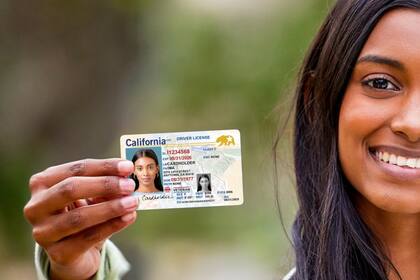 (Archivo). La Real ID de California cuenta con un oso y una estrella dorados