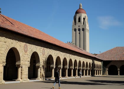 ARCHIVO - Vista del campus de la Universidad de Stanford en Stanford, California, 14 de marzo de 2019 (AP Foto/Ben Margot, File)