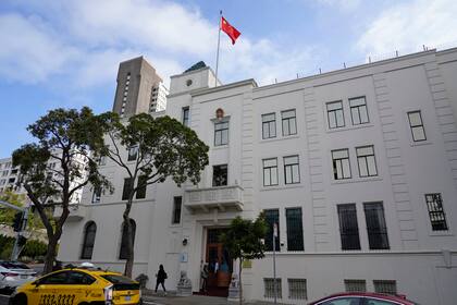 Archivo.- Vista del consulado de China en San Francisco, California, el 10 de octubre de 2023