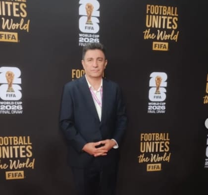 Ardeshir Ghalenoei, entrenador de Irán, presente en Washington para el sorteo del Mundial 2026