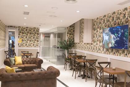 Área pública en New Point Madrid.