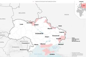 Qué áreas controlan las fuerzas rusas luego de tres días de invasión a Ucrania