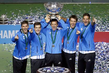 Una postal inolvidable: Argentina, campeón de la Copa Davis, en 2016