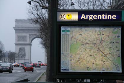 Argentina, en las calles de París.