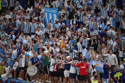 Los fanáticos de Argentina se animaron aún más con la derrota de Brasil 
