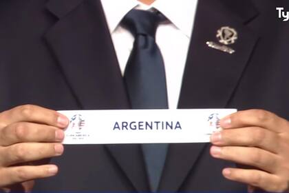 Argentina fue el primer seleccionado cuyo nombre surgió en los papeles del sorteo de la composición de los grupos de la Copa América 2024.