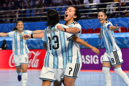 Argentina goleó 5-1 a Filipinas por el Mundial de Futsal Femenino