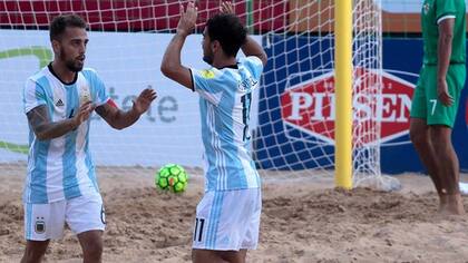 Argentina goleó a Bolivia