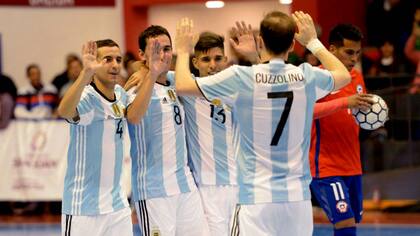 Argentina le ganó con autoridad a Chile