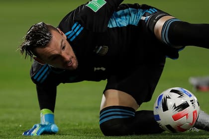 Armani es arquero suplente en la Selección argentina