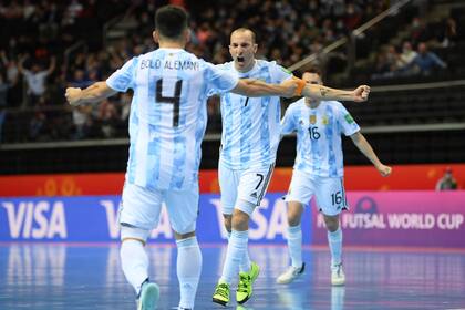 Argentina venció por penales a Rusia en la Copa del Mundo de Futsal Lituania 2021
