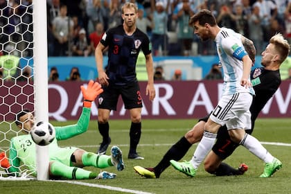En Rusia 2018 los croatas se impusieron 3 a 0 sobre una selección argentina desorientada
