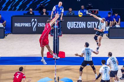 Argentina vs. Francia, en el Mundial de vóleibol de Filipinas