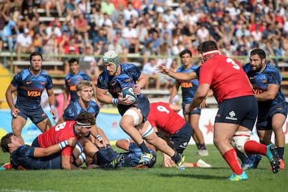 Argentina XV arrasó a Chile en Santiago; con el 85-10, estableció varios récords en el torneo.