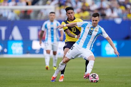 Argentina y Ecuador jugaron un amistoso en la previa de la copa: ganó la albiceleste 1 a 0