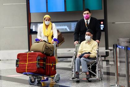 El avión voló con todos sus asientos ocupados