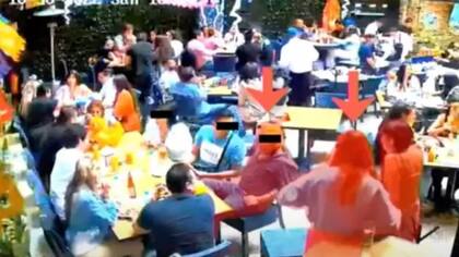 Ariadna López fue vista en el restaurante FIsher's el 30 de octubre, según consta en el video de seguridad del establecimiento.
