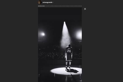 Ariana Grande y su homenaje a Kobe Bryant