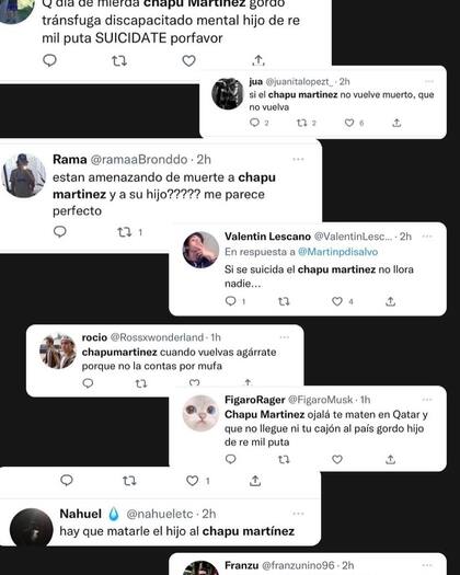 Ariana Sosa compartió las amenzas que recibió ella y el "Chapu" Martínez