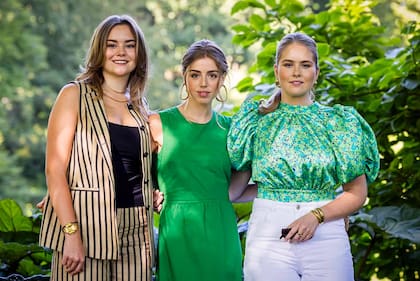 Ariane con el conjunto que ahora usó su hermana, Amalia (Foto: Instagram @patrickvkatwijk)